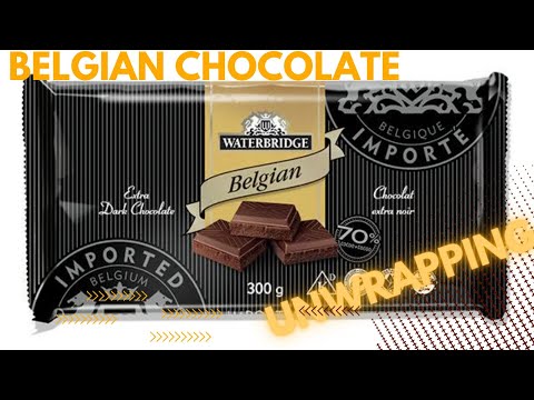 Belgian Chocolate unwrapping!