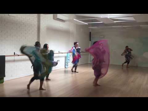 Babywearing Dance classes with veils