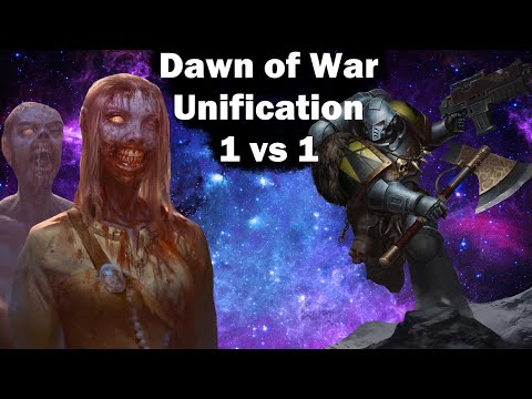 Dawn of War Unification: 1 vs 1 Space Wolves (Silky P) vs Death Guard (Cultist Champ)