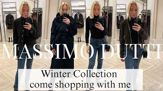 MASSIMO DUTTI SHOPPING HAUL TRY ON WINTER COLLECTION | COME SHOPPING WITH ME TO MASSIMO DUTTI