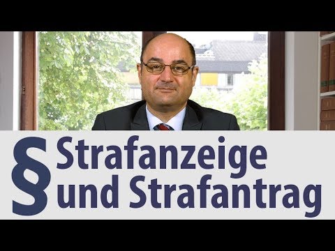 Strafanzeige und Strafantrag | Anwalt | Heidelberg