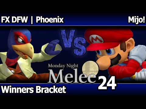 MNM 24 Melee - Mijo! (Mario) vs FX DFW | Phoenix (Falco) - Winners Bracket