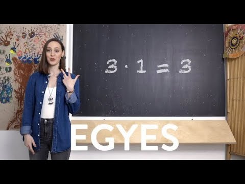 1., SZÁMVETŐ - EGYES SZORZÓTÁBLA