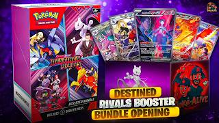 WE OPENED DESTINED RIVALS… Did We Pull Team Rocket’s Mewtwo ex 231?! 🔥 Pokémon TCG Booster Bundle