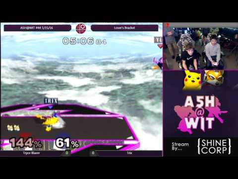 Tryce Blazer (Fox) vs Trix (Pikachu) - ASH@WIT #44 Melee Loser's Bracket