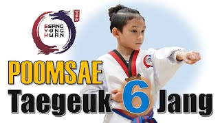 Taekwondo Poomsae 6 ( Taegeuk 6 Jang ) Step by Step