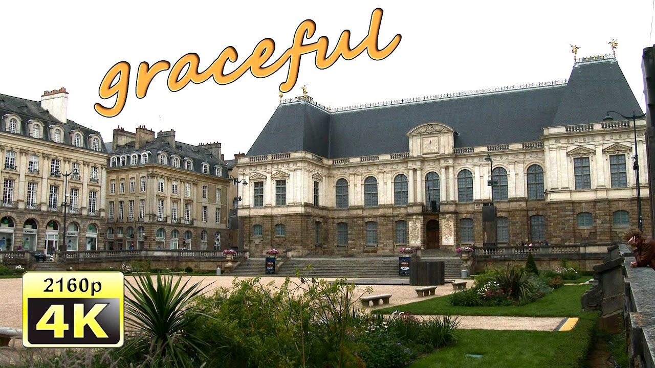 Rennes, city walk - France 4K Travel Channel