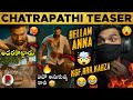 Chatrapathi Teaser | Reaction | BellamKonda Sai Sreenivas | Chatrapathi Trailer | RatpacCheck
