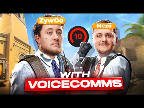 ZYWOO CARRYING IN FACEIT WITH MEZII!! (+VOICECOMMS)