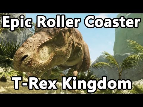 T-Rex Kingdom Coaster on Oculus Rift (Epic Roller Coasters)