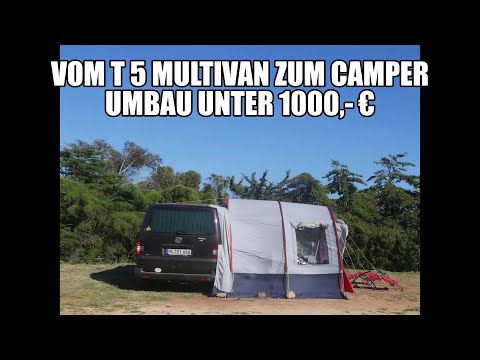 VOM T 5 MULTIVAN ZUM CAMPER -Schneller Umbau unter 1000,- €-