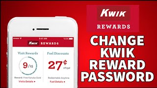How to Change Kwik Rewards Password 2024