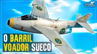 SAAB J-29 TUNNAN: o poderoso barril voador sueco - DOC #224