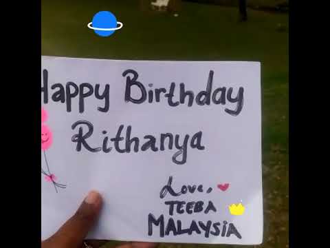 Birthday wishes to daughter from people around the world.#13th#birthdaysurprise#daughterbirthday