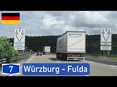 Germany: A7 Würzburg - Fulda
