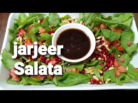 Arugula/Jarjeer salad | Arabic food | easy recipe