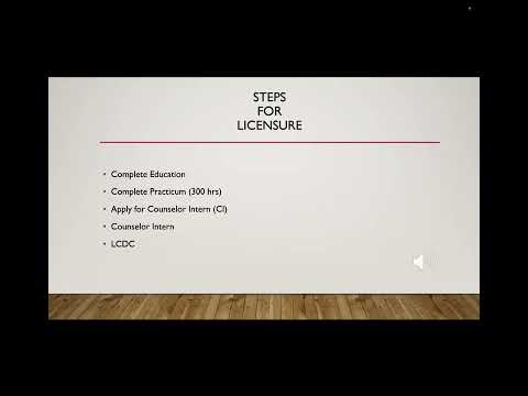 2330 Program Orientation and LCDC Licensure Process