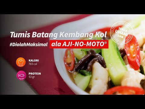 Tumis Batang Kembang Kol ala AJI-NO-MOTO®