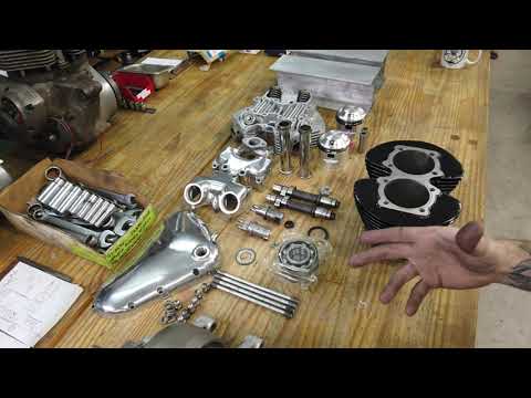 TRIUMPH 650 PRE UNIT engine assembly