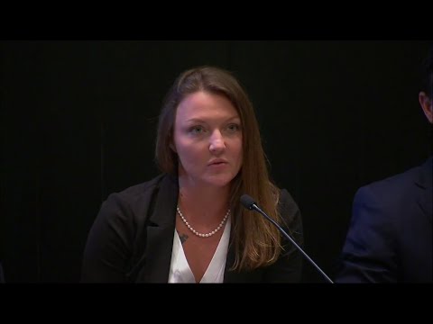 One of Jeffrey Epstein’s accusers is urging victims to speak out against the wealthy financier as authorities prosecute him on sex charges. Courtney Wild said Tuesday that Epstein “will never stop sexually abusing children until he is in jail.” (July 16)