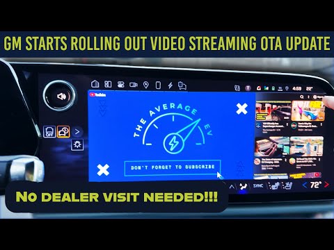 Video Streaming Comes to GM EVs via OTA! Minor UI improvements as well!(Equinox EV GM Update 653.40)