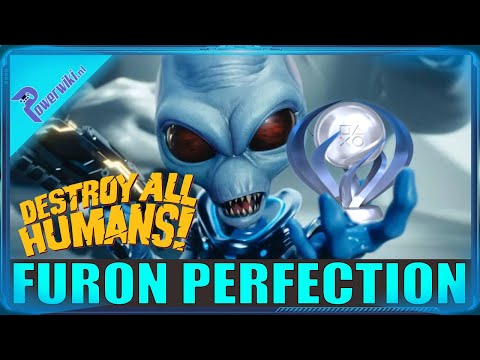 Destroy All Humans - Furon Perfection - Platinum Trophy / Achievement 🏆