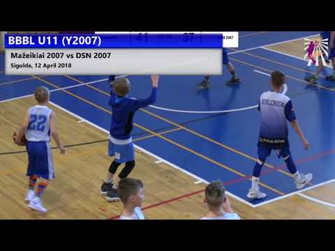 DSN 2007 vs Mazeikiai 2007 BBBL U11 1/8 final
