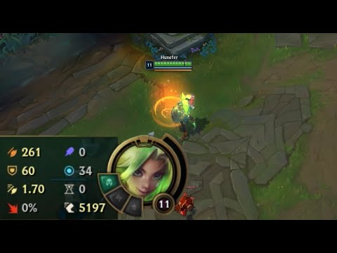 Zeri can get infinite movement speed with her Ult (5000 ms shown here)