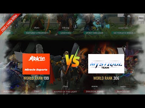 Team Mystique vs Miracle Esports (game1) | GGWP Dragon Series 1 Main Event | Group Stage