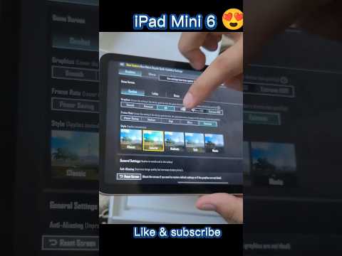 iPad Mini 6 PUBG Mobile test🔥 Amazing Device 120 FPS OR 60 FPS? #pubgmobile #ipadmini6 #ipad