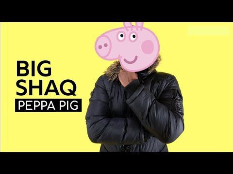 Peppa Pig listens to Big Shaq
