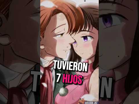 King and Diane have 7 children 😱 | #nanatsunotaizai #shorts #thefourknightsoftheapocalypse