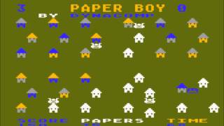 Paper Boy for the Atari 8-bit family