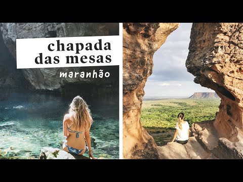 CHAPADA DAS MESAS no maranhão ☀️ poço azul e encanto azul