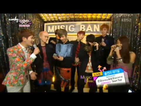 130301 Teen Top Backstage MC Onew SHINee Bora Sistar