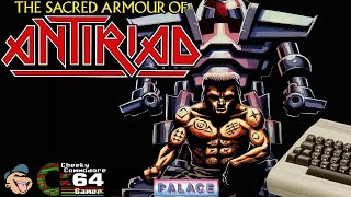 THE SACRED ARMOUR OF ANTIRIAD – Commodore 64 (1986) | Early Metroidvania Action-Adventure