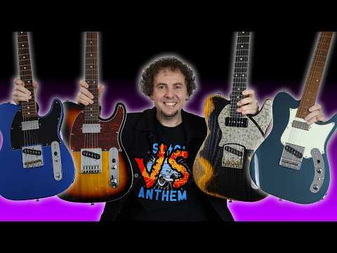 Who makes the best Telecaster in 2025? Fender vs Jet vs Ibanez vs Paoletti | Comparison & Shootout!