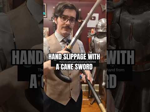 Hand Slippage with a Cane Sword