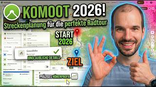 komoot Routenplanung am PC 2026 👉🚲 Tourenplanung für Anfänger! (inkl. 