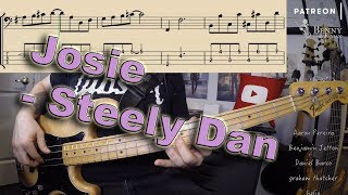 Steely Dan - Josie [BASS COVER] - with notation and tabs