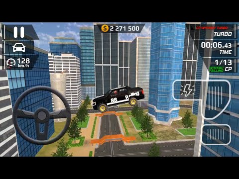 Smash Car Hit 3D - Black Rolling Pick Up Truck Driving Stunt Simulator - Android Gameplay