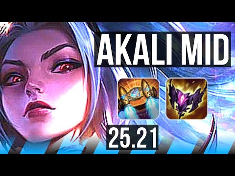 AKALI vs YONE (MID) | 12/1/7, Godlike | KR Master | 25.21