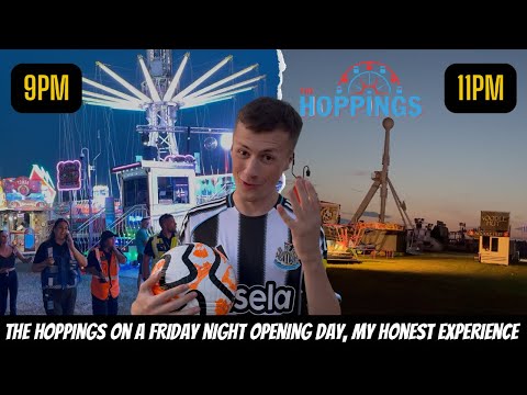 The Hoppings Newcastle June 2025 vlog - I show over opening night at 11pm !!!!!