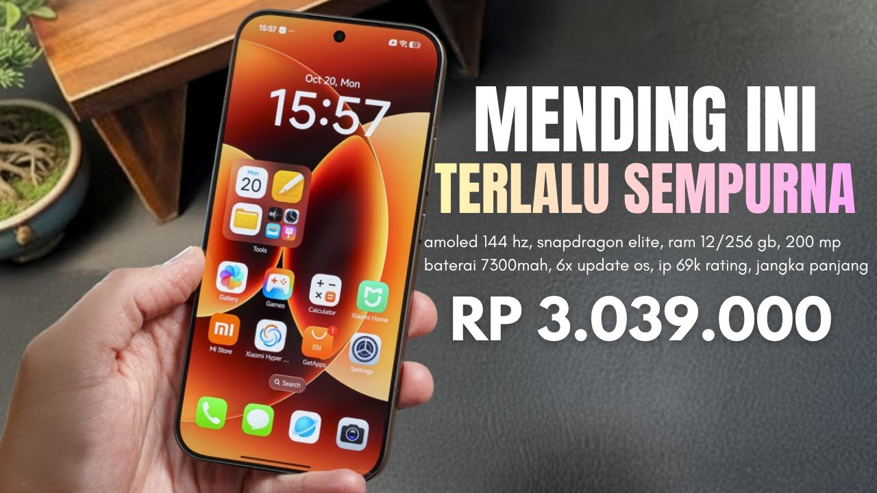 AUTO LUDES‼️7300mAh, 12/256 GB, 200 MP OIS - HP 3 JUTAAN TERBAIK JANGKA PANJANG 2025
