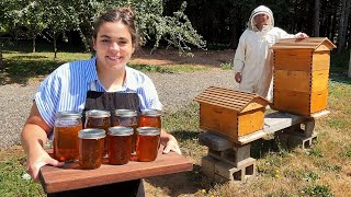 We have Honey on Tap!! Collecting and Cooking with Our First Honey Harvest!!