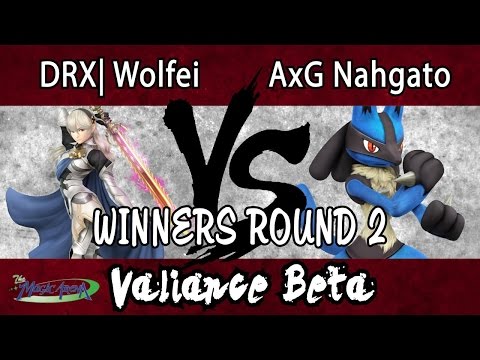 Valiance β - DRX Wolfei (Corrin, Link) vs. AxG Nahgato (Lucario) - WR2 - Smash 4 - Wii U