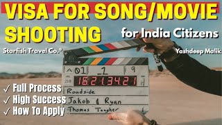 Visa for Movie/Song/Shooting  in Hindi - हिं