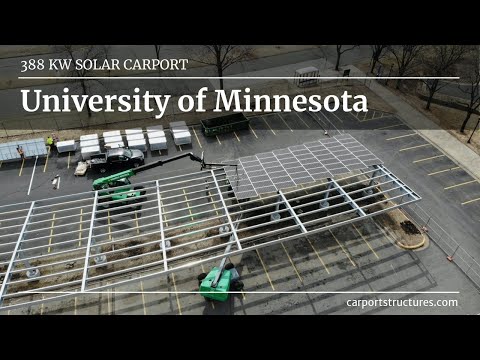 UNIVERSITY OF MINNESOTA SOLAR CARPORT