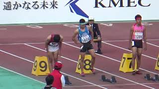 第41回北九州陸上カーニバル 高校男子100m A決勝