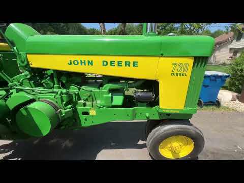 1959 John Deere 730 Diesel Tractor with VERY RARE 2nd Remote